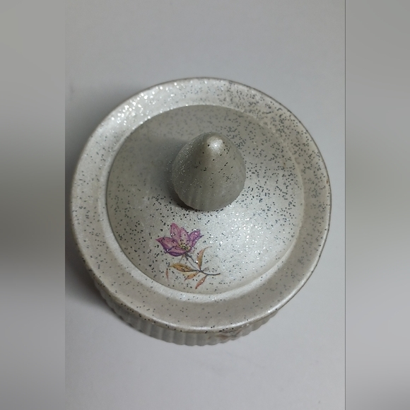 Vintage Berger Ceramic Trinket Bowl with Lid - Picture 4 of 8